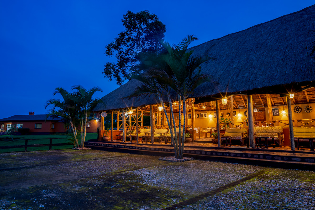 Outside lounge night view