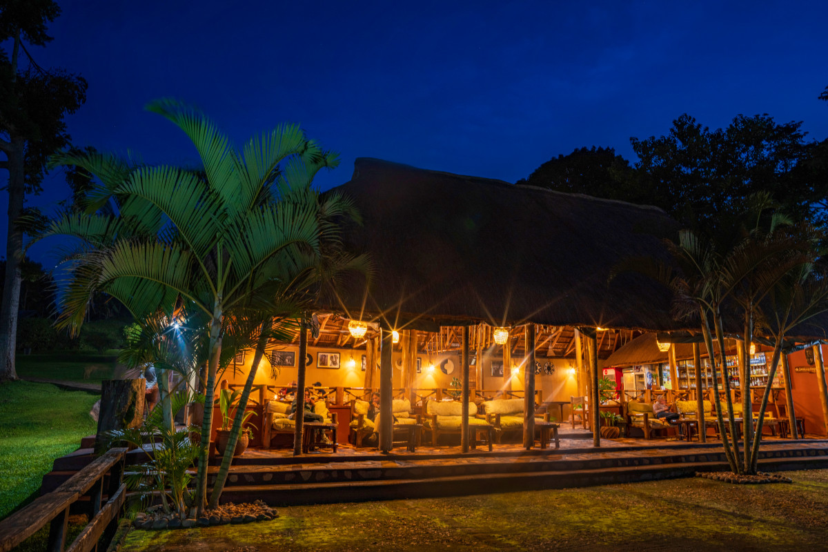 Outside lounge night view